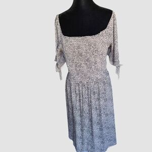 America Eagle Animal Print Smocked Dress Size Xl